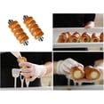 thumbnail image 5 of Paquete de 10 moldes de cuerno de crema de 5 pulgadas para hornear + 10 moldes de tubos de cannoli de 5 pulgadas, tubos de cannoli grandes para freír, kit de formas de cannoli para hornear, 5 of 5
