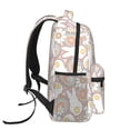 thumbnail image 3 of Fotbe Retro Hippie Groovy Easter bunny Mochila Casual con Estampado para Escuela, Viajes y Actividades al Aire Libre - Duradera, Ligera y Cómoda, 3 of 5
