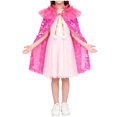 thumbnail image 2 of Girls' Christmas Sequin Shawl 3-10Y - Sparkly Hooded Stage Performance Cape for Festival Dress-Up & Party Outfits, 2 of 5