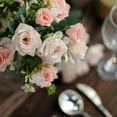 thumbnail image 6 of Balsa Circle 4 Blush Bushes 12" Artificial Flowers Silk Roses Bouquets Wedding Party Events Decorations Supplies, 6 of 8
