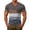 t shirts 66#Coffee, variant on WAYUTE T Shirts for Man Striped Printed V Neck Short Sleeve Patchwork Color Stretch Fit Basic Top with Front Pocket Beachwear Summer Outdoor T-Shirt