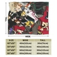 thumbnail image 3 of My Hero Academia Blanket, Anime Throw Blanket For Couch Sofa Bed, Soft Cozy Lightweight Warm Flannel Blanket, Home Decor, Anime Gifts For Boys Girls Kids Teens, 50"X40", 3 of 9