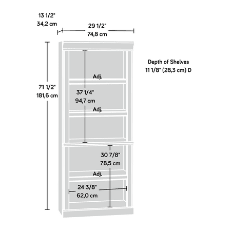 Sauder Orchard Hills Library Bookcase Carolina Oak Finish Sauder Orchard Hills Library Bookcase Carolina Oak Finish