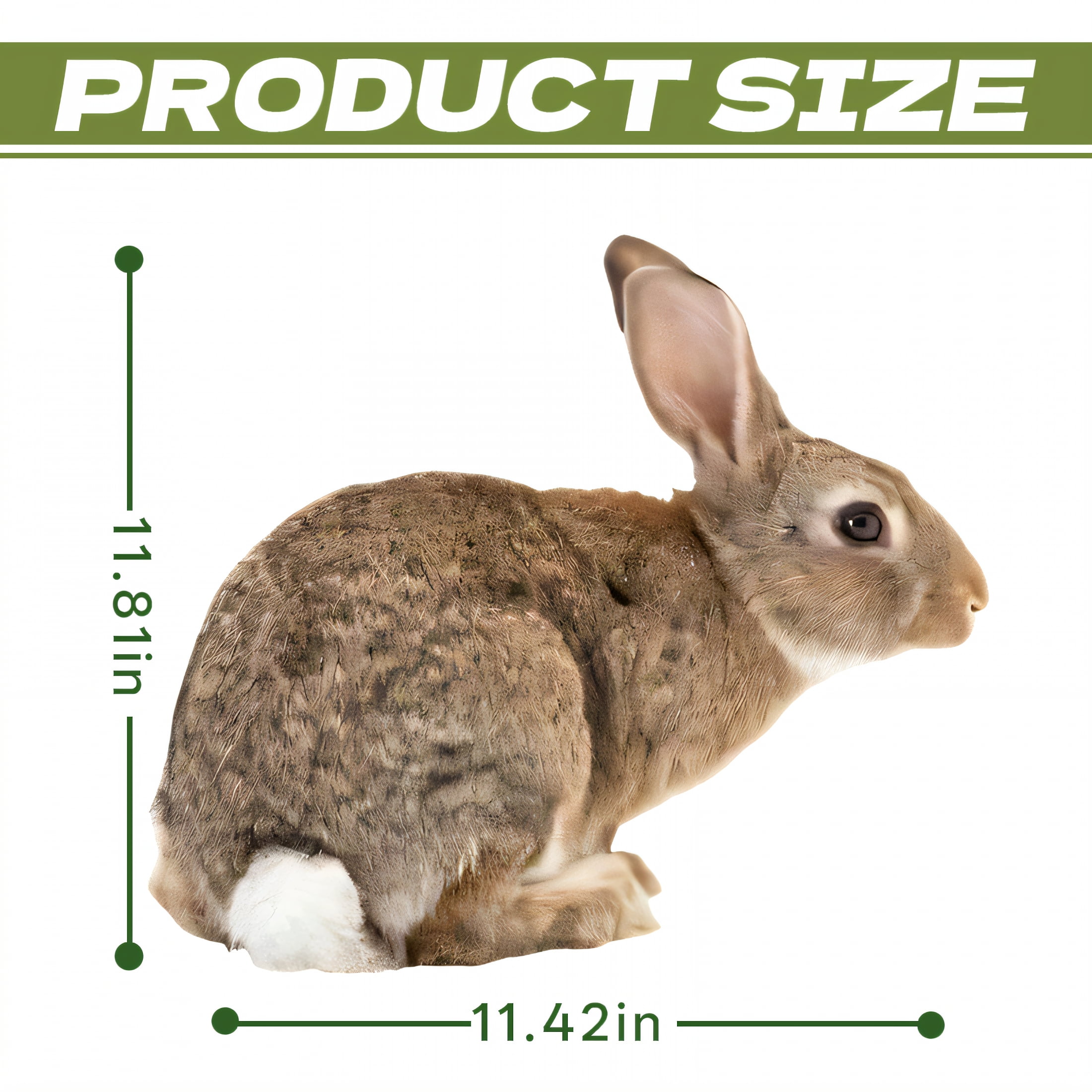 ICERUN 3Pcs Garden Statues,Acrylic Gray Rabbit Sculpture Yard Decor,Translucent Colors Statues Outdoor Decorations for Yard,Style3