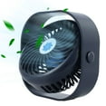 thumbnail image 1 of Small Personal USB Desk Fan 3 Speeds Portable Mini Desktop Table Cooling Fan Air Circulator Fan Powered by USB  360° Rotatable  Quiet Operation  for Home Office Car Outdoor Travel, 1 of 7