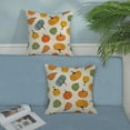 thumbnail image 5 of Fall Pillow Covers 18x18 Watercolor Colorful Pumpkin Print Decor Throw Pillows Case for Couch Autumn Harvest Thanksgiving Farmhouse Indoor Outdoor Decorative Cushion Cases for Sofa Bed Set of 2, 5 of 6
