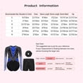 thumbnail image 7 of TSSOE Girls 3-Piece Gymnastic Leotards Gradient Rhinestones Sparkling Ballet Dance Outfit with Shorts Set Green 8, 7 of 7