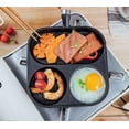 thumbnail image 7 of Aa2Zee 8" Pre-seasoned Premium Cast Iron Breakfast Pan with Wooden Handle - CIBFP0808BLK, 7 of 7