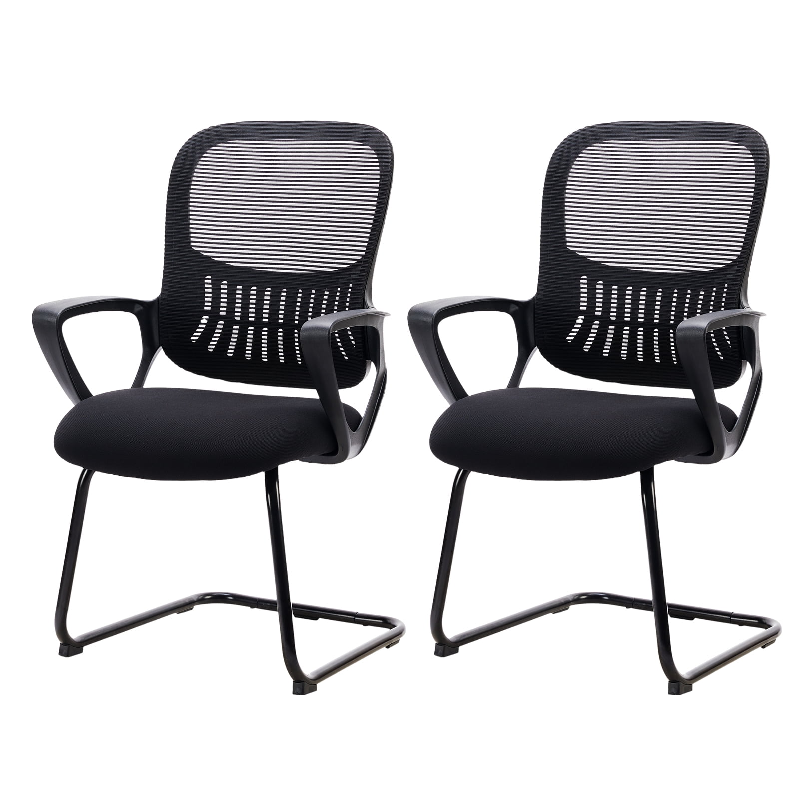 GIANNA Home Office Desk Chair No Wheels, Suit for Conference Room Waiting Reception Guest,2 Pack