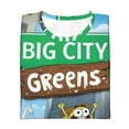 thumbnail image 4 of Big City Greens Funny 3D Printed Graphic Tee, Lightweight T-Shirts for Boys Girls, Novelty Crew Neck Short Sleeve Tops for Kids, 4 of 8