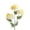 Yellow, variant on 3 - Head Artificial Dahlia Silk Flowers, Living Room Decor, Dining Table Centerpiece, Wedding and Event Decor, Easy Care, Modern Indoor Accent,Orange