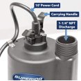 thumbnail image 2 of Bomba utilitaria sumergible Superior Pump 91250 1800GPH 1/4HP, 2 of 7