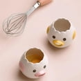 thumbnail image 4 of (jaune)coupe-ufs En Cramique Sparateur D'oeufs Jaune D'oeuf Et Blanc Sparateur Mignon Accessoires De Cuisson Cratif Outil De Cuisine, 4 of 5
