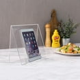 thumbnail image 4 of MyGift Premium Clear 4mm Acrylic Kitchen Cookbook Stand, 4 of 7