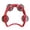 Red, variant on 1-Pack Plastic Percussion Handheld Tambourines with 4 Jingle Bells, Mini Rhythm Instruments in 4 Colors to chose, Rehearsal and Performance - Color 2