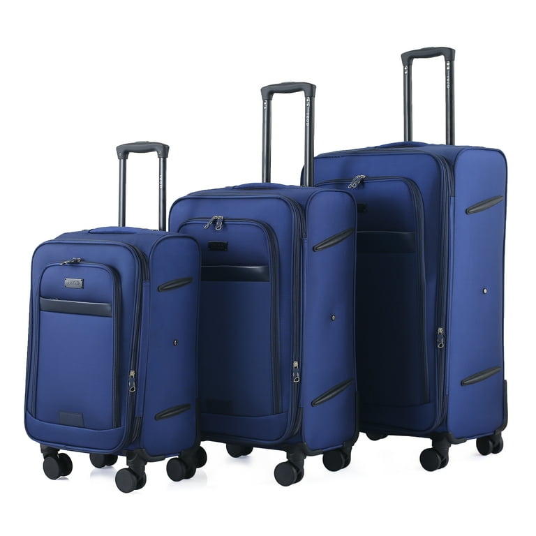 IZOD Noah Shell 3 Piece Luggage Set - Lightweight, Expandable