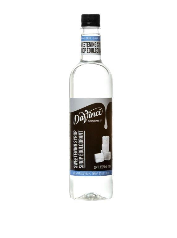 DaVinci Gourmet Sugar Free Syrup, Sugar Free Sweetener, 750ml