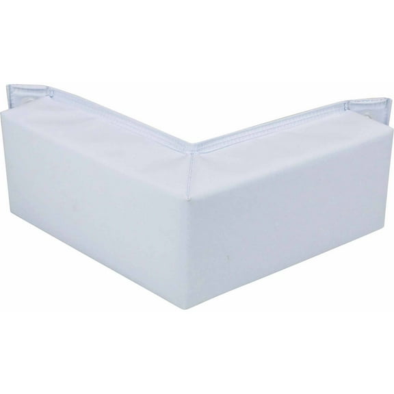 Extreme Max 3006.7255 BoatTector Dock Corner Bumper, 10" x 10" x 4" x 2.5" - White