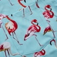 thumbnail image 4 of Beautiful Giant Flamingo Casual Button Down Shirts Short Sleeve Hawaiian Shirt for Men, 4 of 7