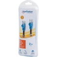 thumbnail image 3 of Cable de red MANHATTAN de 2 m RJ45 macho a macho, 3 of 4