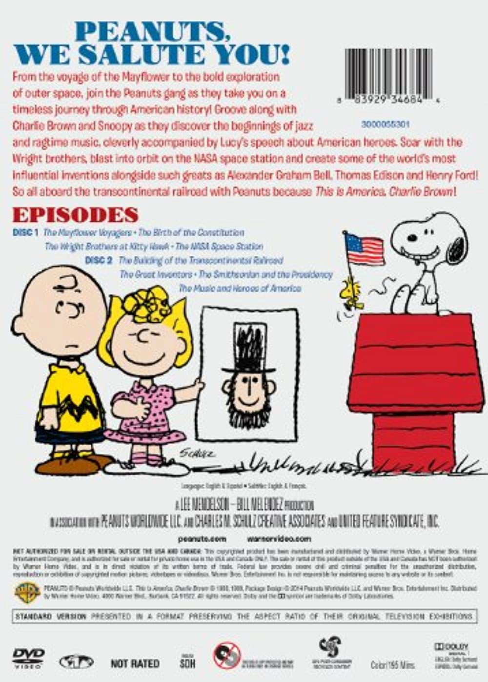 This is America, Charlie Brown (DVD), Family, Warner Bros.