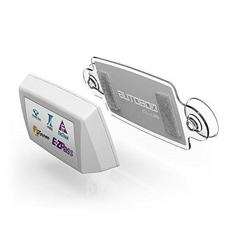 AUTOBOXCLUB EZ Pass Holder, IPass Holder/Toll Pass Holder for Most US  States/Toll Pass Windshield Mount/Easy to Install and Remove/with 4pcs Toll  Pass