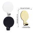 thumbnail image 2 of serony Hook Convenient Hanging Holder Simple Installation Wall-mounted Clothes Holders Bathroom Accessories Wide Application Golden, 2 of 9