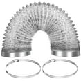 thumbnail image 2 of SHISUYAN Dryer Vent Hose Aluminum Foil Ducting Flexible Dryer Ducting Air Hose With Clamps Tapes, 2 of 7
