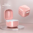 thumbnail image 1 of Cute Sakura Red Orthodontic Retainer Case - Compact, Portable Storage Box for Invisible Braces, Aligners & Small Items - Durable 100% New Material with Easy Open/Close Design - Ideal for On-the-Go, 1 of 6