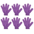 thumbnail image 3 of 6x Guantes de Limpieza de Baño Guantes Nylon para Ducha para Hombres y Mujeres Púrpura Zulema Guantes de limpieza de baño, 3 of 8