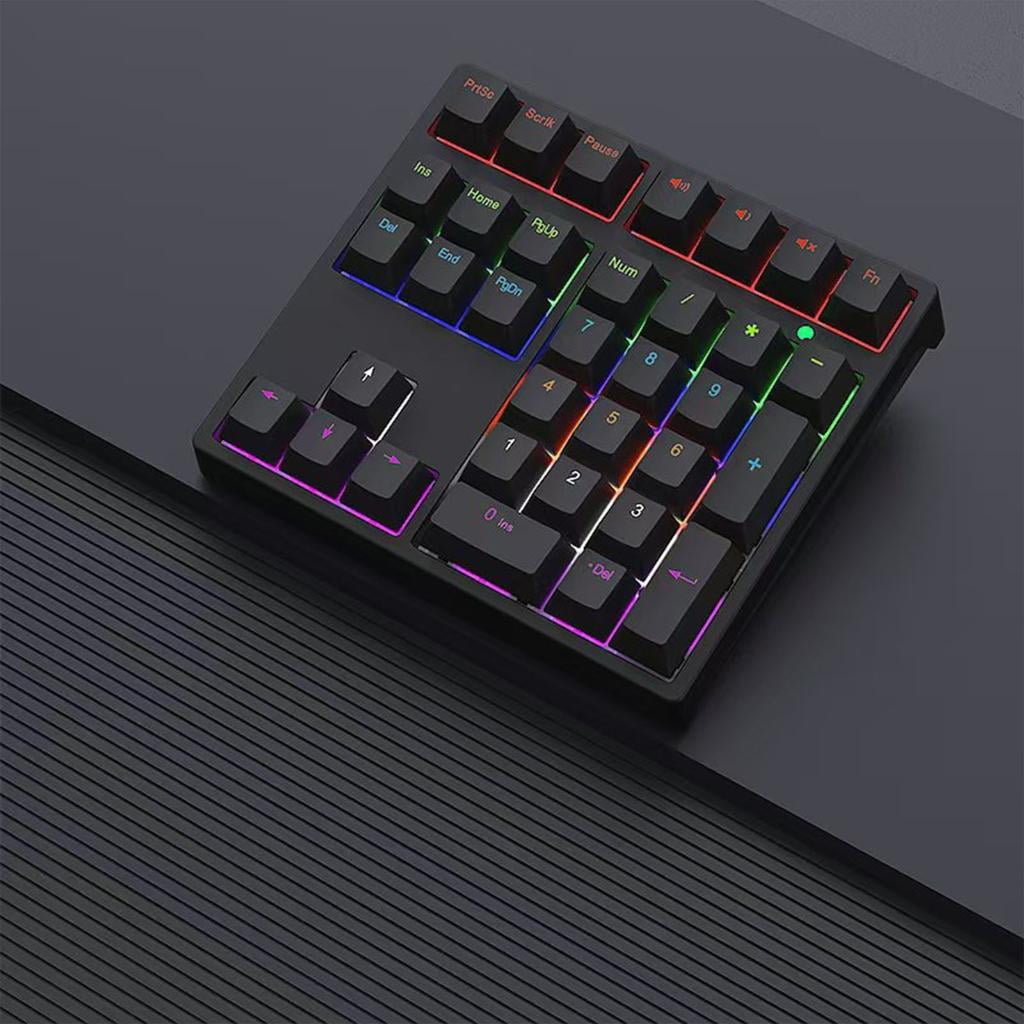 34 Key Mechanical Keyboard Single Handed Keyboard Keypad USB Number Keypad