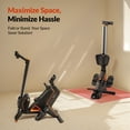 thumbnail image 6 of MERACH Indoor Magnetic Resistance Rowing Machine, Foldable, 350lbs Capacity, 16 Levels, Bluetooth Compatible Quiet Workout Cardio & Full-Body Training, 6 of 10
