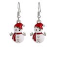 thumbnail image 2 of Pendientes Colgantes XWSHYW con Gancho de Navidad para Mujer Joyería Fiesta, 2 of 6