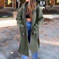 thumbnail image 2 of Winter Dresses for Women 2025 Fall Outfits for Women 2025 Winter Hooded Sports Plus Fleece Hoodie Casual Long-Sleeved Zipper Coat, 2 of 8