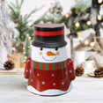thumbnail image 4 of Home Decor Qwtwty Christmas Gift Box Christmas Storage Iron Box Candy Tea Can Christmas Gift Santa Claus Toppling Doll Colorful Storage Iron Box, 4 of 6