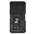 thumbnail image 2 of for Galaxy Z Fold 6 Case, Soft TPU & Hard PC Anti-scratch Sliding Cover Full Protection Ring Stand Rotating Kickstand Holder Magnetic Shockproof Phone Case Cover for Samsung Z Fold 6 5G, Black, 2 of 11