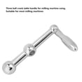 thumbnail image 1 of Ball Crank Table Handle, 16mm Inner Hole Diameter Milling Machine Three Ball Table Handle D26 With High Hardness Material, 1 of 8