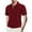 c01Red, variant on USNSM Men's Quarter Zip Shirts Short Sleeve Casual Ribbed Knitted Golf Shirt Solid Color Summer Beach Slim Fit Tops Blue XXXL