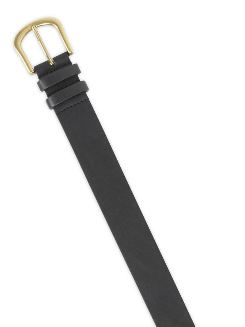 Double Loop Black/Gold Belt Women main image 4