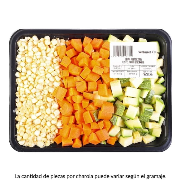 Verduras para sopa arrocera Naturalmente Express por kilo