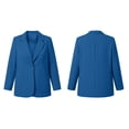 thumbnail image 4 of Nfurl Womens Blazers Plus Size Business Work Casual Long Sleeve Suit Jackets with Pockets Loose Fit Fall Office Single Breasted Blazers Blue,XXXXXL, 4 of 7