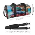 thumbnail image 2 of Vsdgher Tropical Vacation Essentials 45L Foldable Duffel Bag, Sports Gym Bag,Overnight Bag, Portable Weekender Bag for Airplanes, 2 of 6
