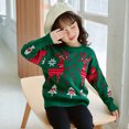 thumbnail image 7 of Baby Boys Girls Cotton Christmas Ugly Sweater, Childrens Fireplace Lovely Pullover for Xmas Party Photograph Best Gift, 7 of 7