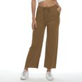 thumbnail image 1 of Pantalon Large à Taille Haute pour Femmes, 1 of 1