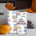 thumbnail image 2 of Mental Health Gifts Tumbler,Mental Health Awareness,Positive Thinking Daily Affirmation,Positive Quotes Mental Health Matters,My Mental Health Cup,Coffee Tumbler 20oz, 2 of 6