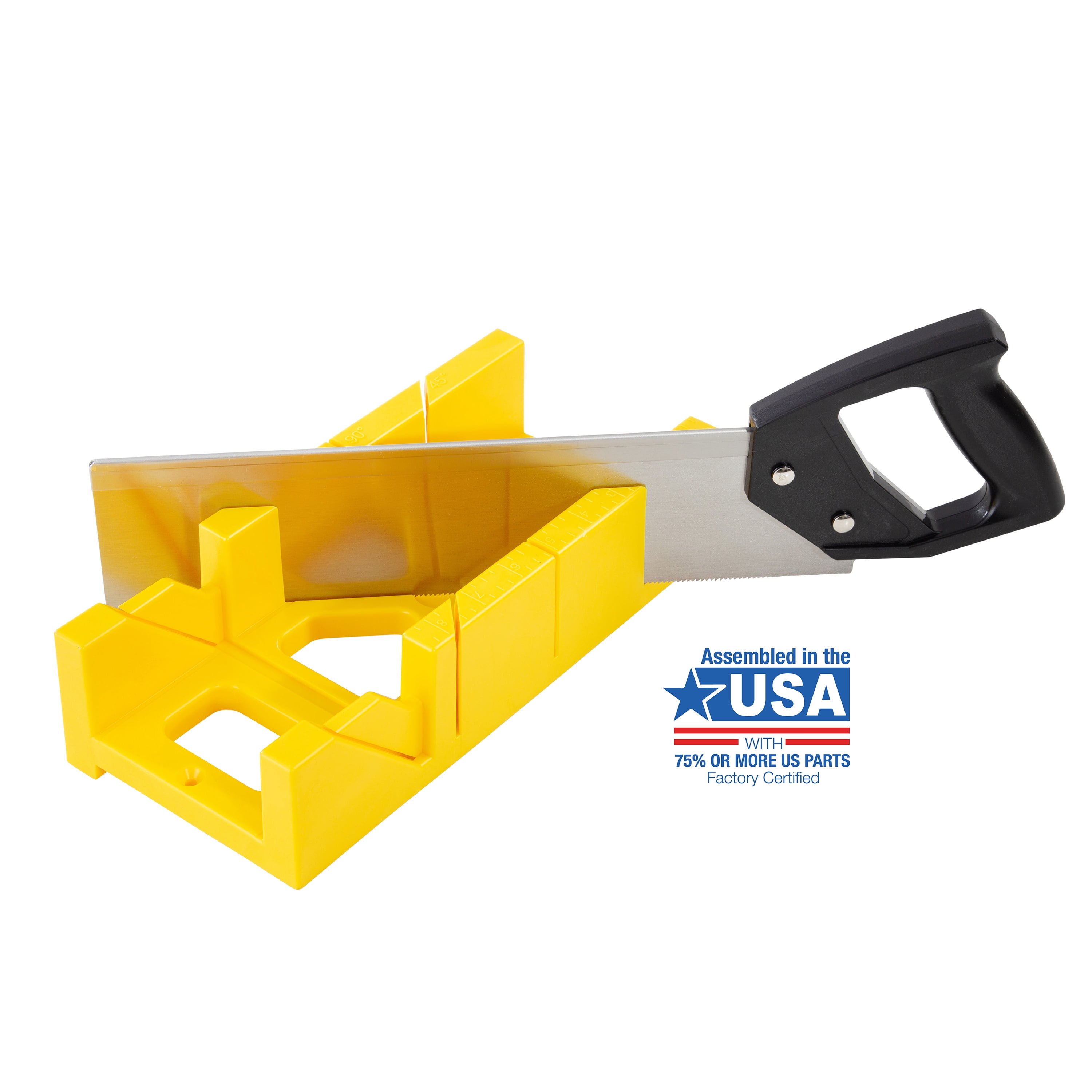 Hyper Tough 12Inch Miter Box and 14Inch Back Saw Set