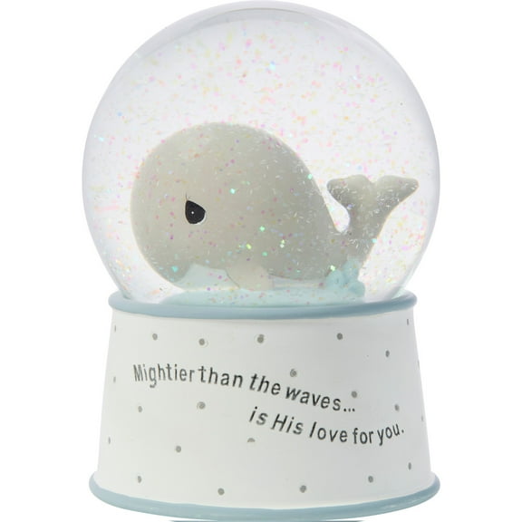 Precious Moments Mightier Than The Waves Whale Musical Snow Globe, 1 Each