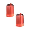 thumbnail image 1 of Oleegame 2PC Stainless Steel Cutlery Set Automatic Pop-up Toothpick Box Holder Container Portable Toothpick Dispenser Orange, 1 of 2