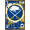 Bronze Framed Version, variant on NHL Buffalo Sabres - Maximalist Logo 23 Wall Poster with Magnetic Frame, 22.375" x 34"