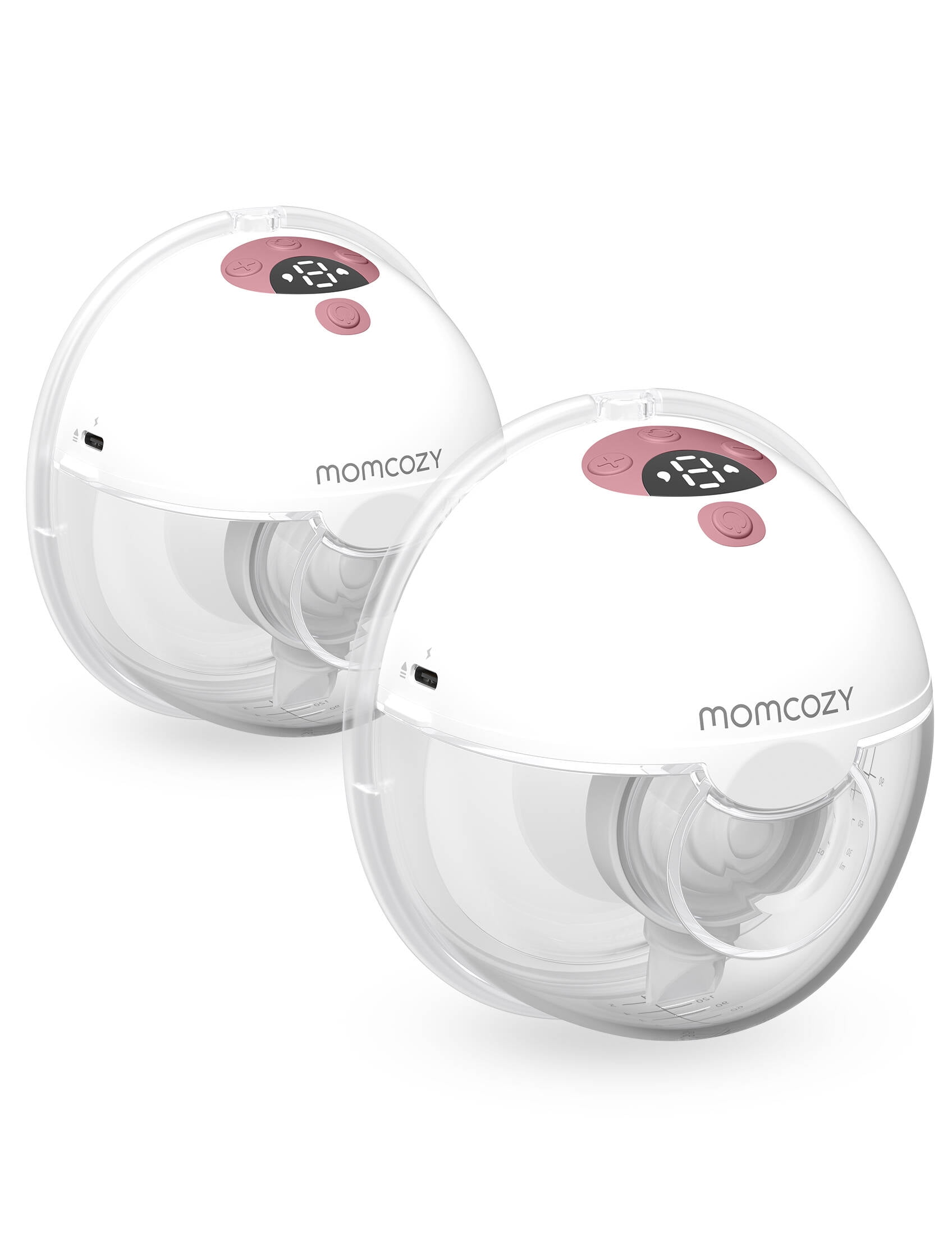 Momcozy M5 Double Breast Pump Hands Free, Portable Breast Pump Red
